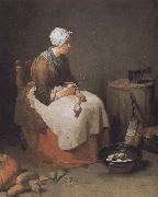 Jean Baptiste Simeon Chardin Exhausted radish skin s mother oil painting artist